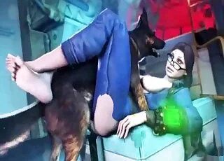 چشمے والی برنٹ کو کتے نے چاٹا