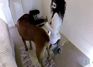 zoo porn video with a trained beast and a zoophile